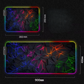 XL RGB Mauspad Beleuchtet Gummiert LED Gaming Mauspad Computer PC Mousepad Gamer