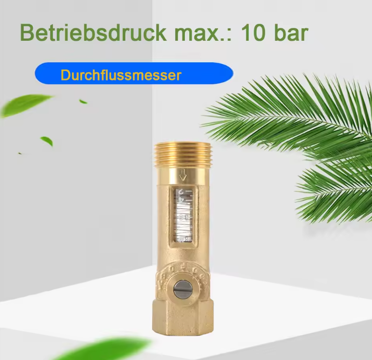 Durchflussmesser Wasser Durchflussleser Messer Ausgleichsventil DN20 2–8 l/min