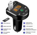 Kfz Bluetooth FM Transmitter Auto Radio Adapter mit Dual USB Ladegerät Handy NEU