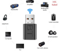 Bluetooth Empfänger 2 in 1 TV PC Audio Adapter Receiver 3.5mm