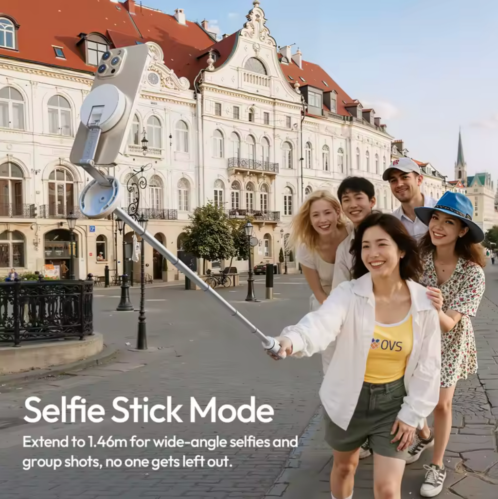 ULANZI MT85 Magnetisches Stativ Selfie Stick Bluetooth Fernbedienung 150cm