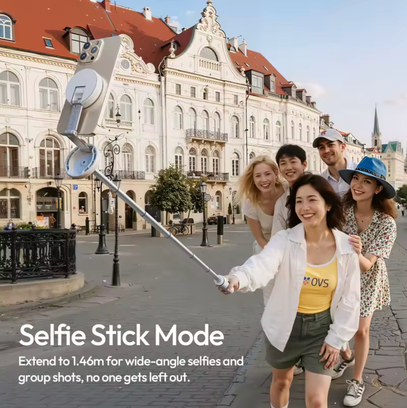 ULANZI MT85 Magnetisches Stativ Selfie Stick Bluetooth Fernbedienung 150cm