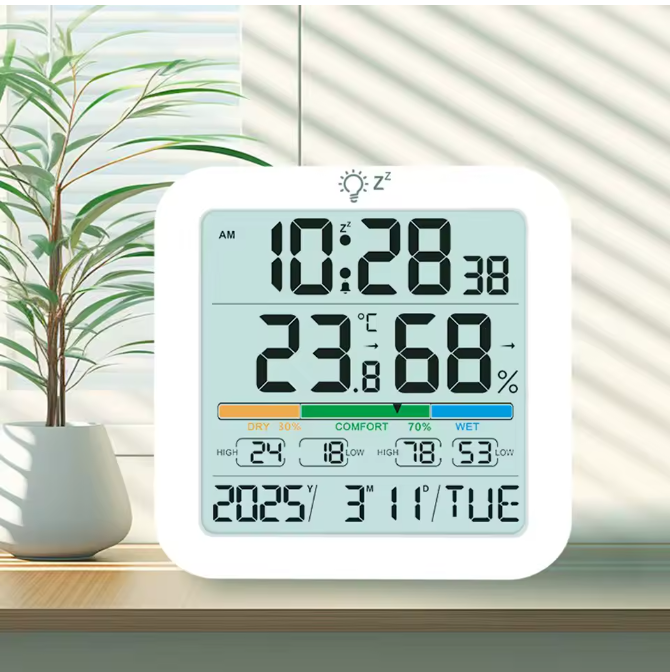 Hygrometer digital Temperatur Luftfeuchtigkeit Messgerät Thermometer