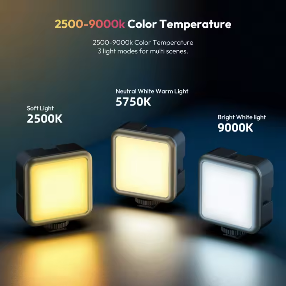 Ulanzi VL49 Mini RGB LED Videoleuchte 2700K-9000K Fotografie Studioleuchte
