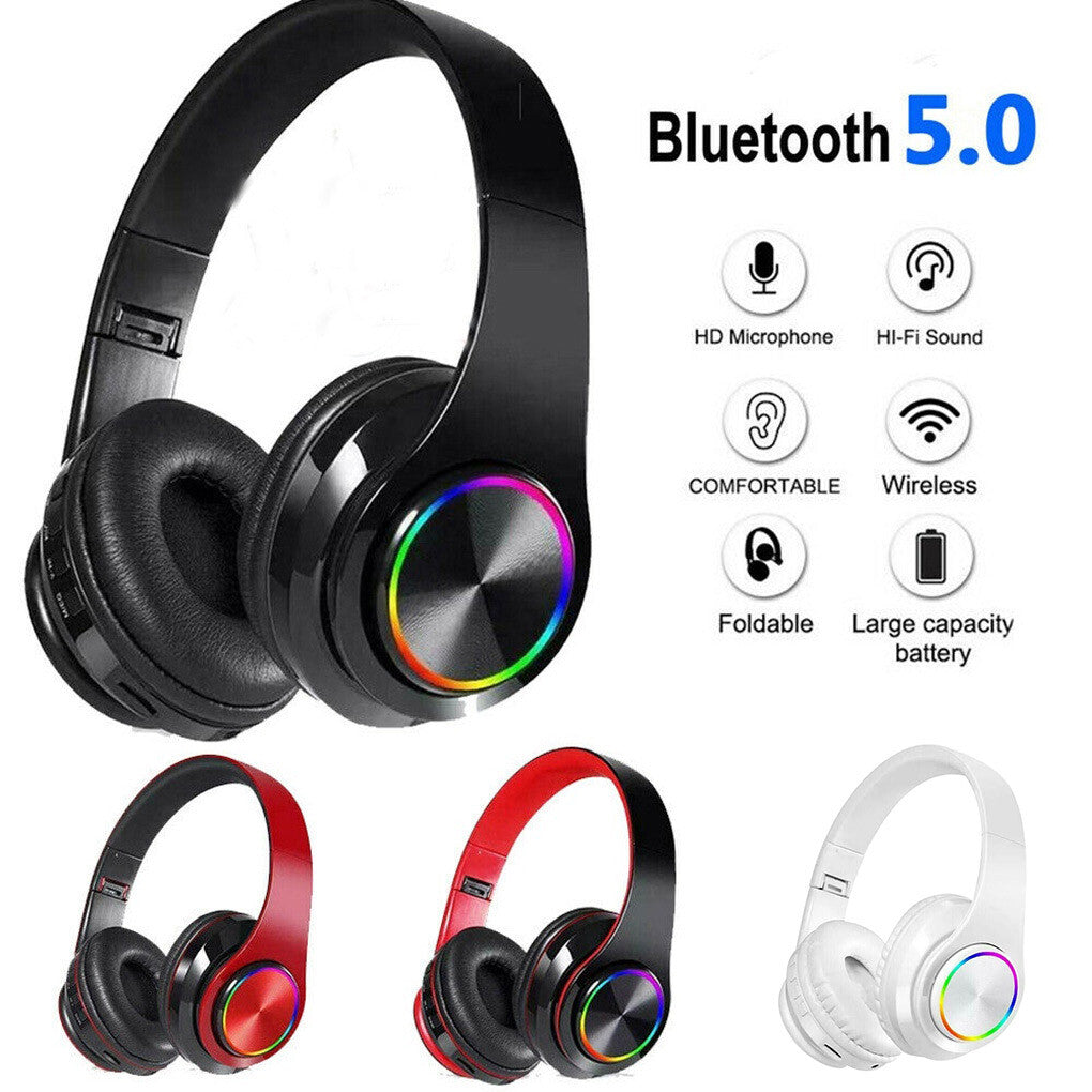 On Ear Kopfhörer Kabellos Bluetooth 5.0 Stereo Kopfhorer Kabellos Faltbare Bass