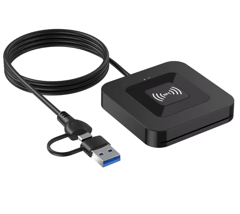 USB 2.0 Chipkarten Leser NFC Chip Kartenleser Lesegerät Smartcard Leser