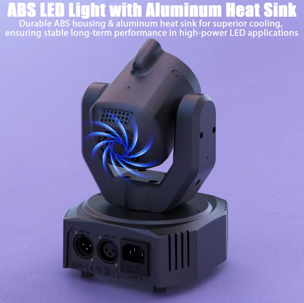 UKing Mini 30W Rotierendes Bühnenlicht RGB Disco Licht Partylicht Stroboskop