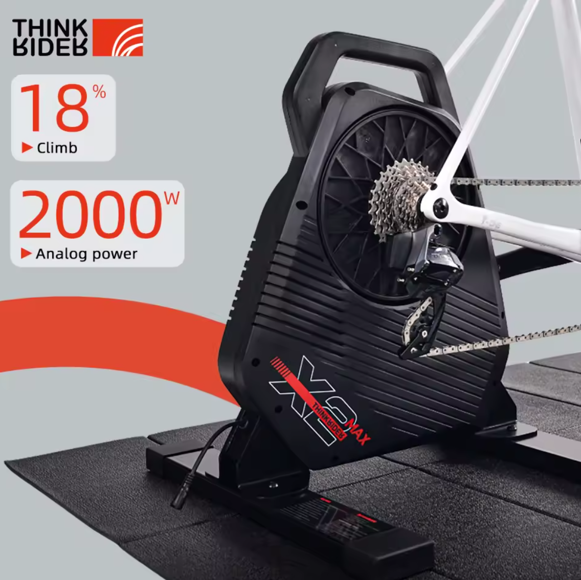 ThinkRider X2 Max Fahrrad Heimtrainer 2000W Rollentrainer Fahrradroller