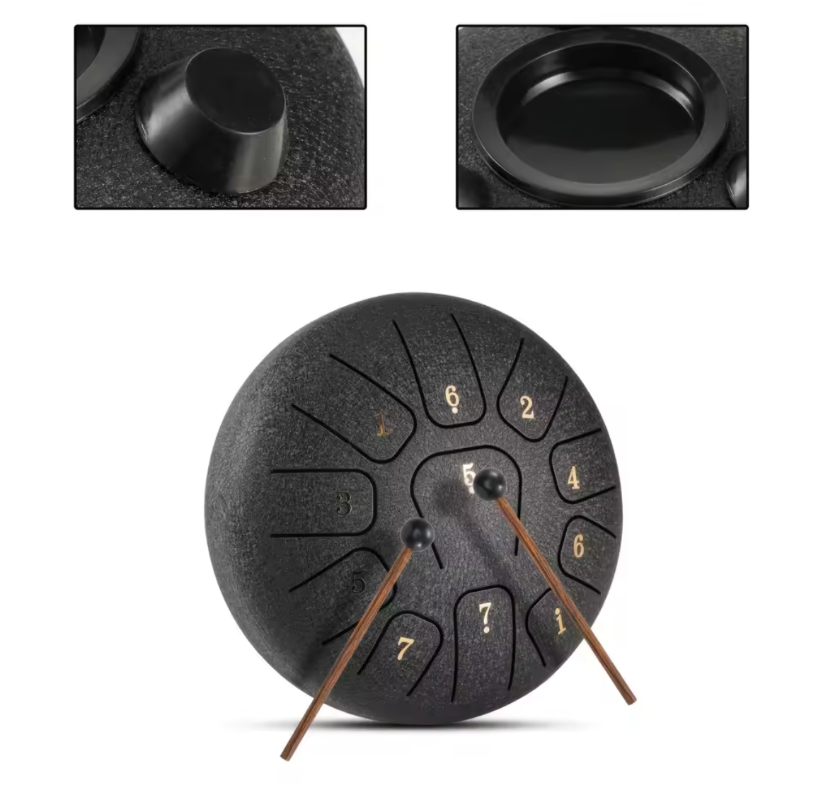 6" Tonheilung Klangschale Tonheilungseinstrument mit 11 Noten 6 Zoll