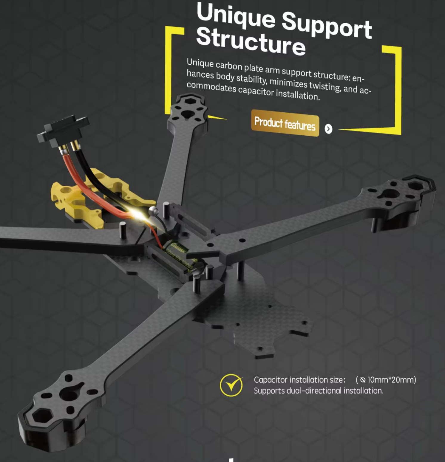 SpeedyBee Mario 5 FPV Drone Rahmen 5 Zoll 5" Quadrocopter