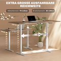 Schreibtischgestell Tischgestell Bürotisch Gestell elektrisch höhenverstellbar