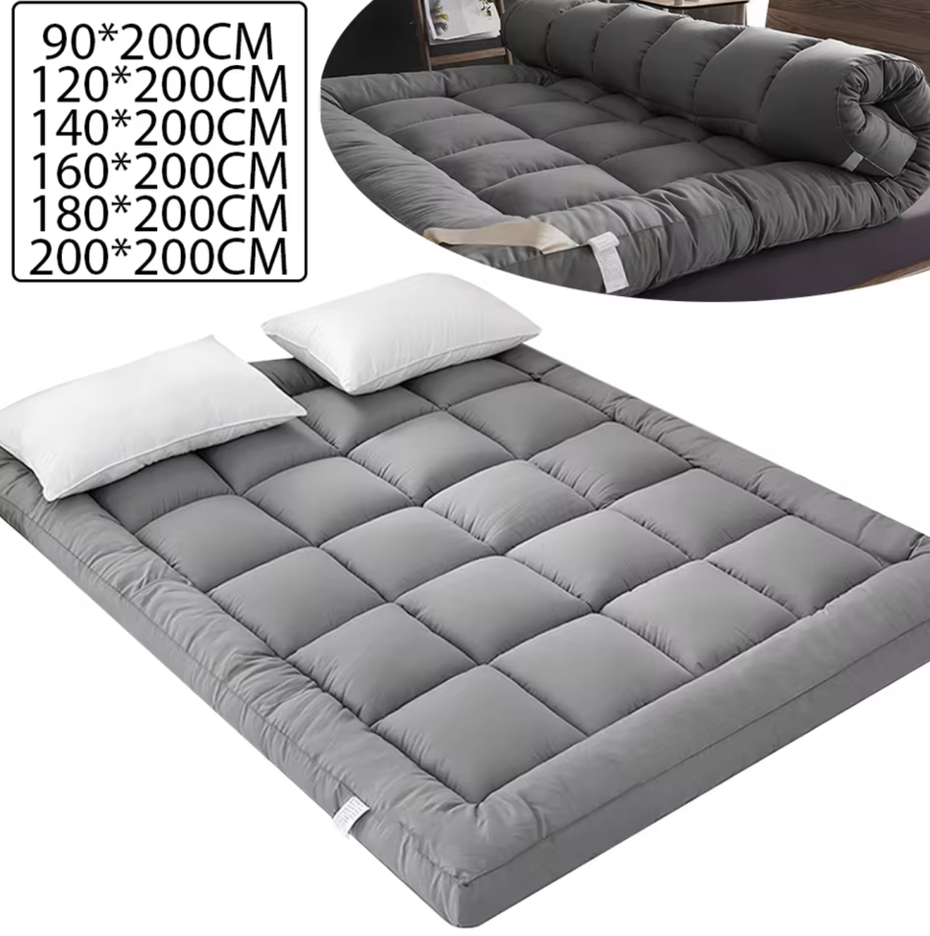 Futonmatratze Klappmatratze Matratze Gästematzratze Campingmatratze