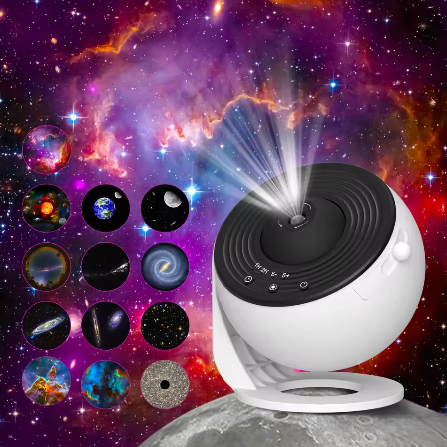 LED Sternenhimmel Projektor 12 in 1 Planet Discs HD Skylight Projector