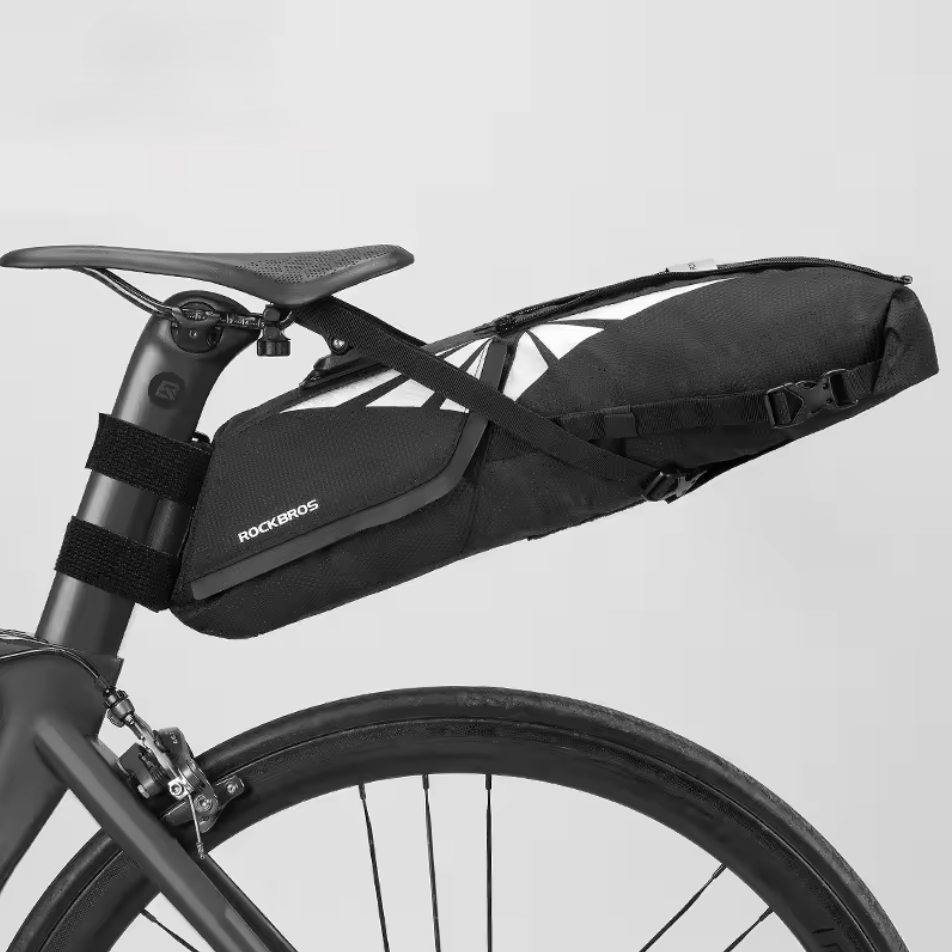 Rockbros Fahrrad 8L Satteltasche Ausziehbar Wasserdicht MTB Gravelbike Rennrad