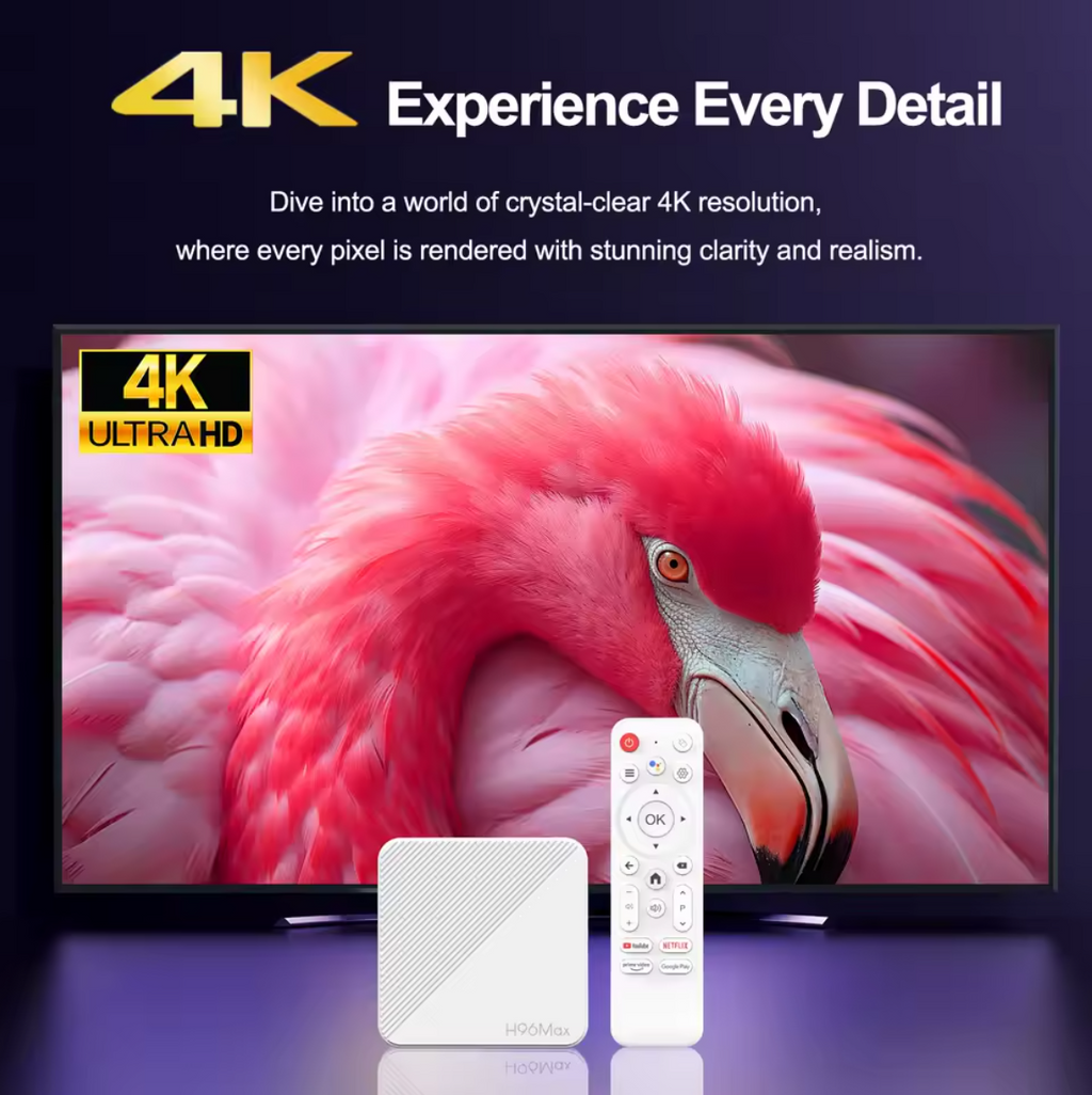 H96 Max 2GB 16GB Android Smart TV Box Ultra HD 4K Media Player WLAN LAN