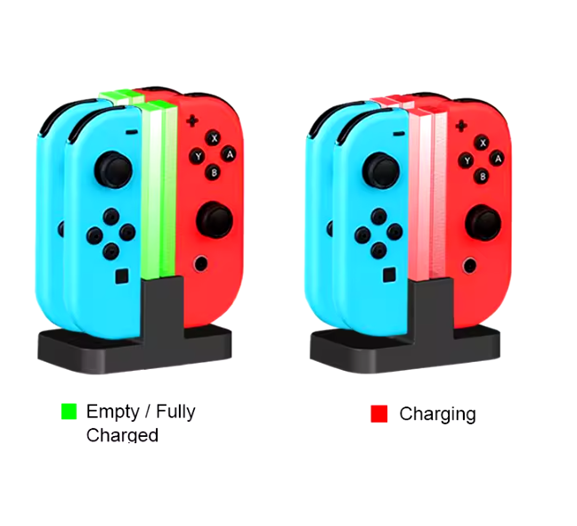 4in1 Joy-Con Ladestation für Nintendo Switch Ladedock Ladegerät Charger