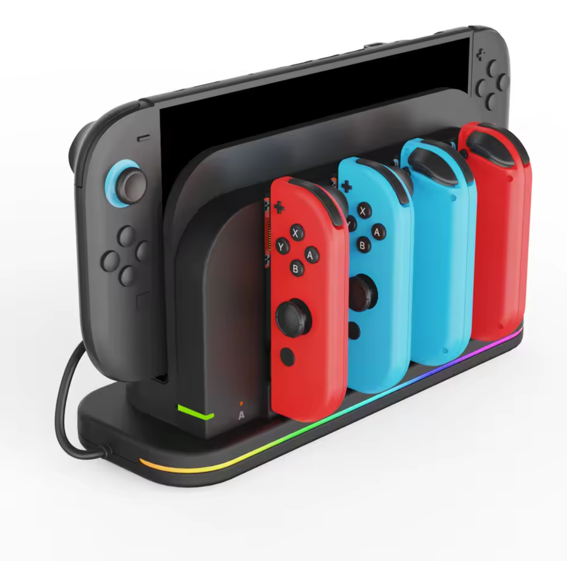 4in1 Joy-Con Ladestation und Kühler für Nintendo Switch 2 Ladegerät Charger