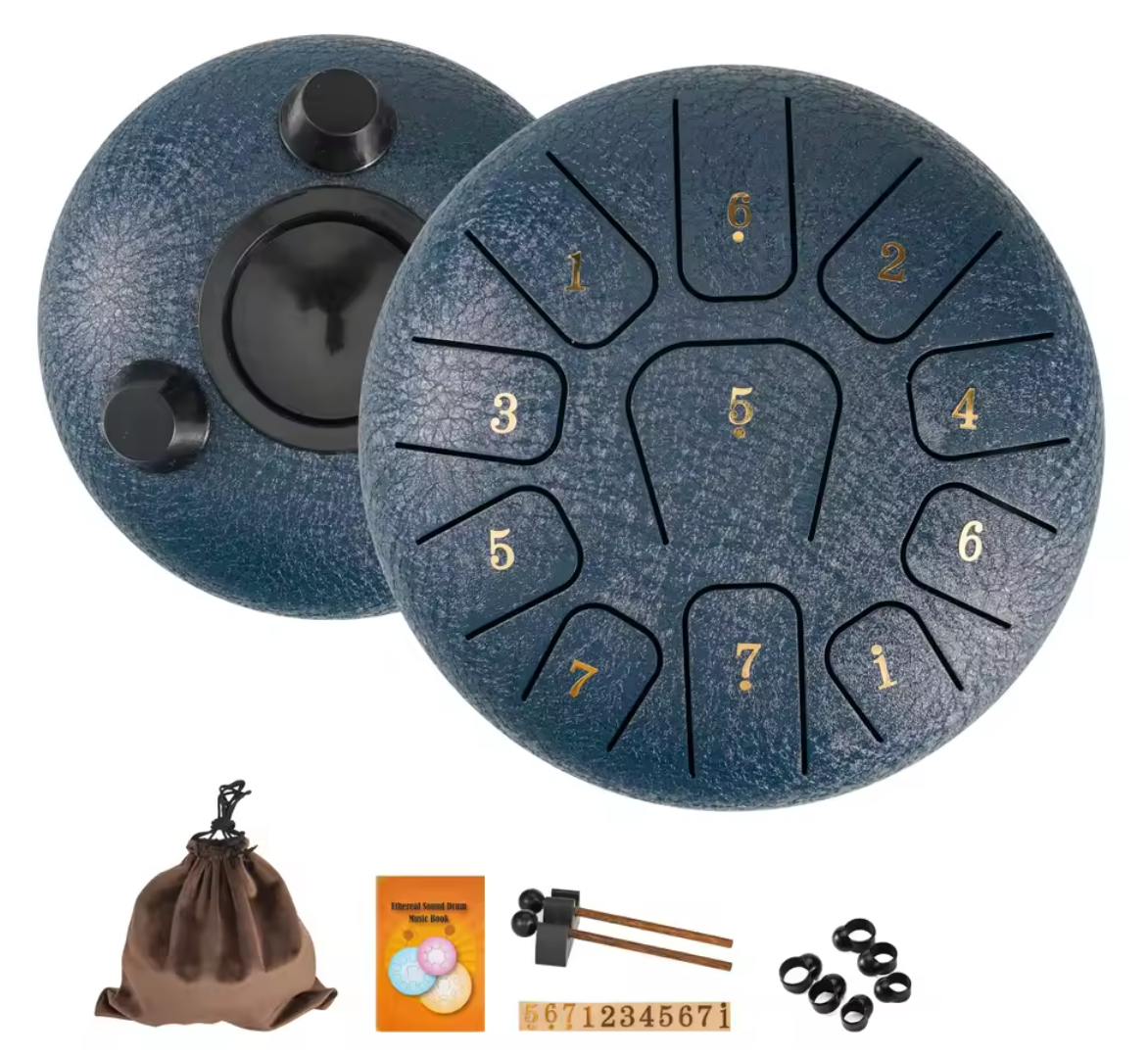6" Tonheilung Klangschale Tonheilungseinstrument mit 11 Noten 6 Zoll