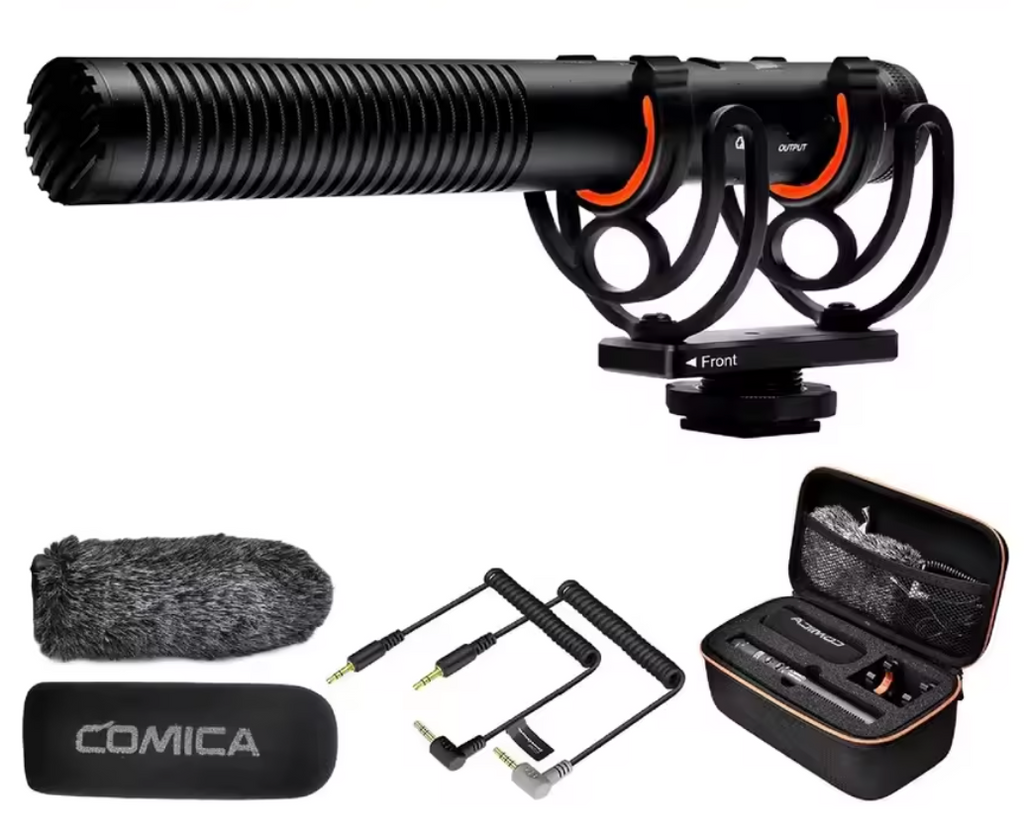 COMICA VM20 PRO Kameramikrofon Kardioid Shotgun Microphone Richtrohrmikrofon