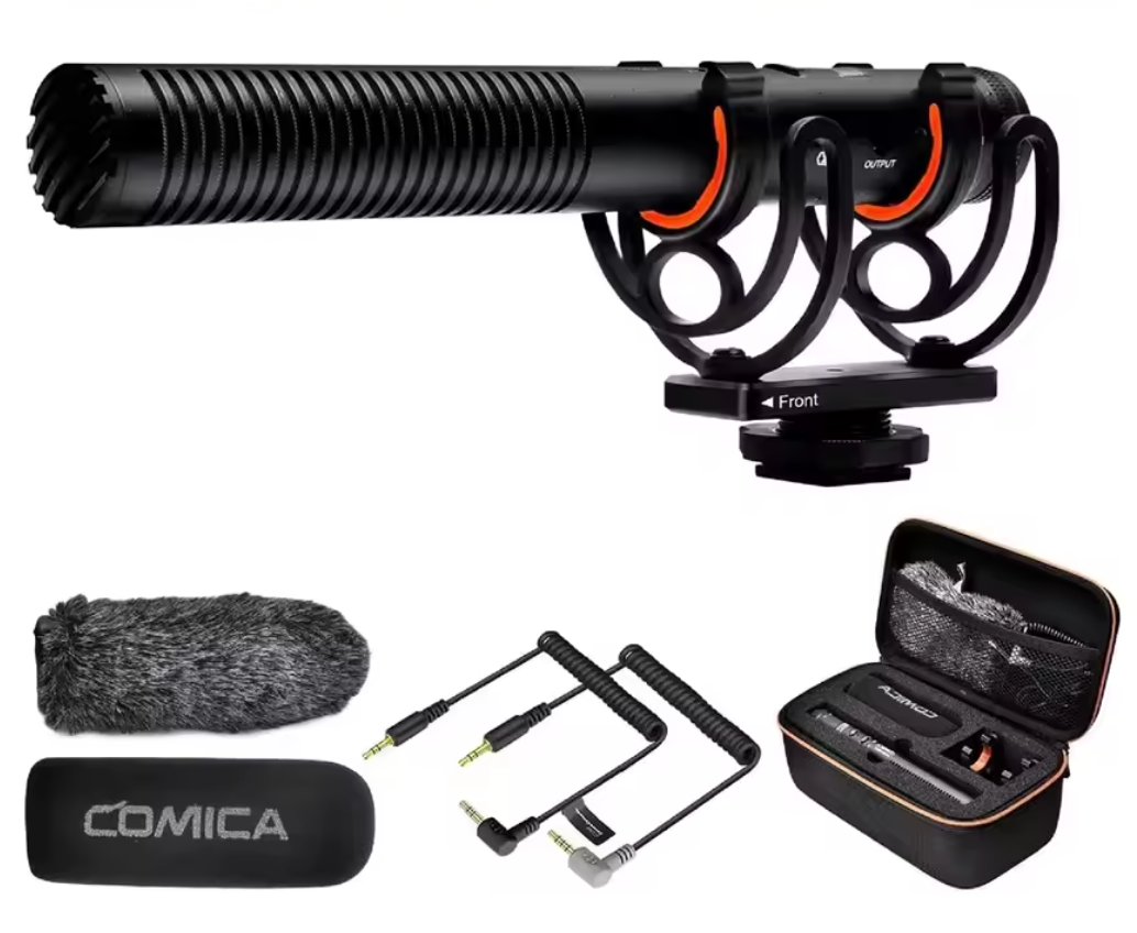 COMICA VM20 PRO Kameramikrofon Kardioid Shotgun Microphone Richtrohrmikrofon