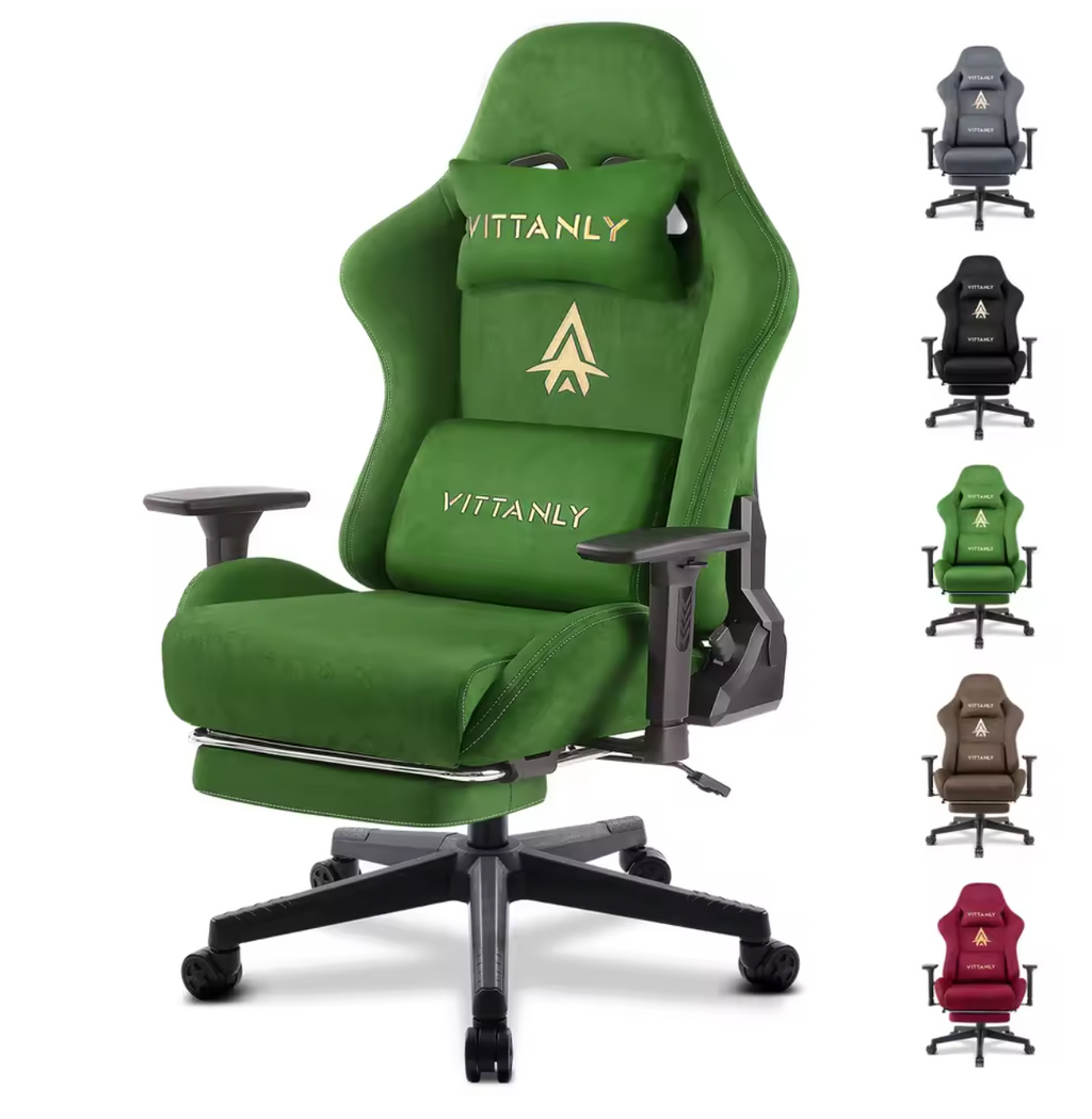 Gamingstuhl Bürostuhl Schreibtischstuhl Computerstuhl Lederimitat Ergonomisch