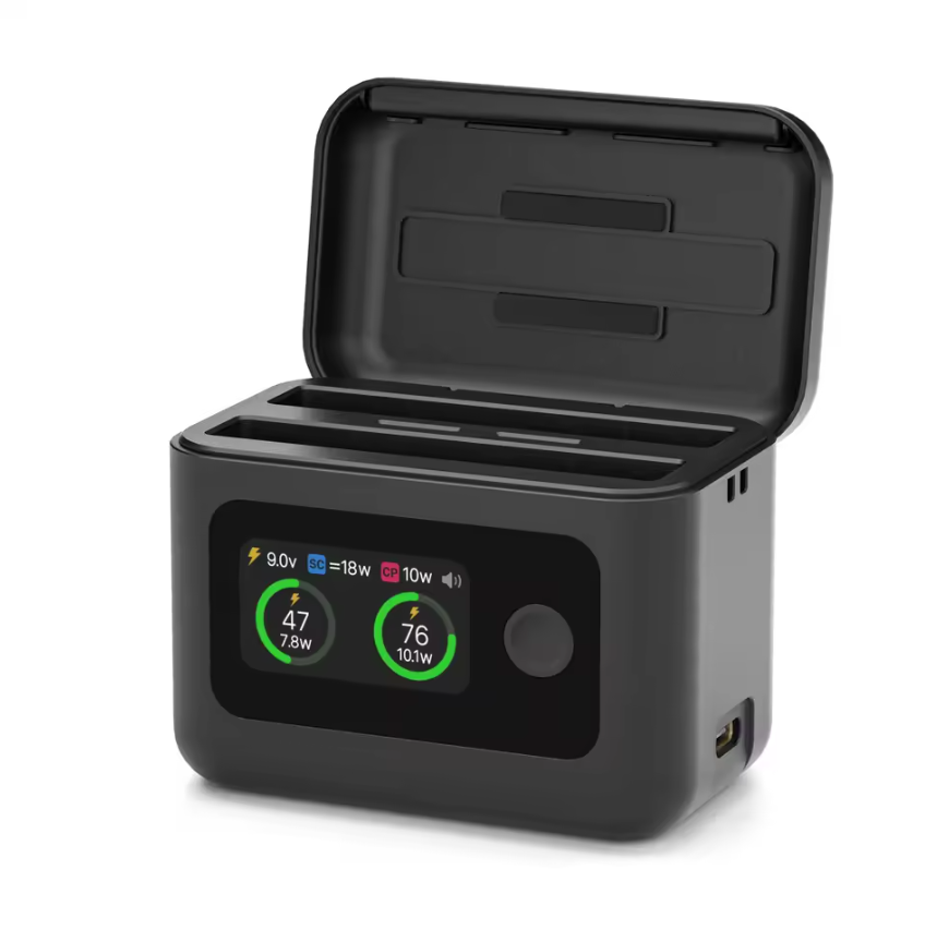 Ladehub für Insta360 X5 Ladegerät Parallel Charger 2 Akkus Schnell Lader
