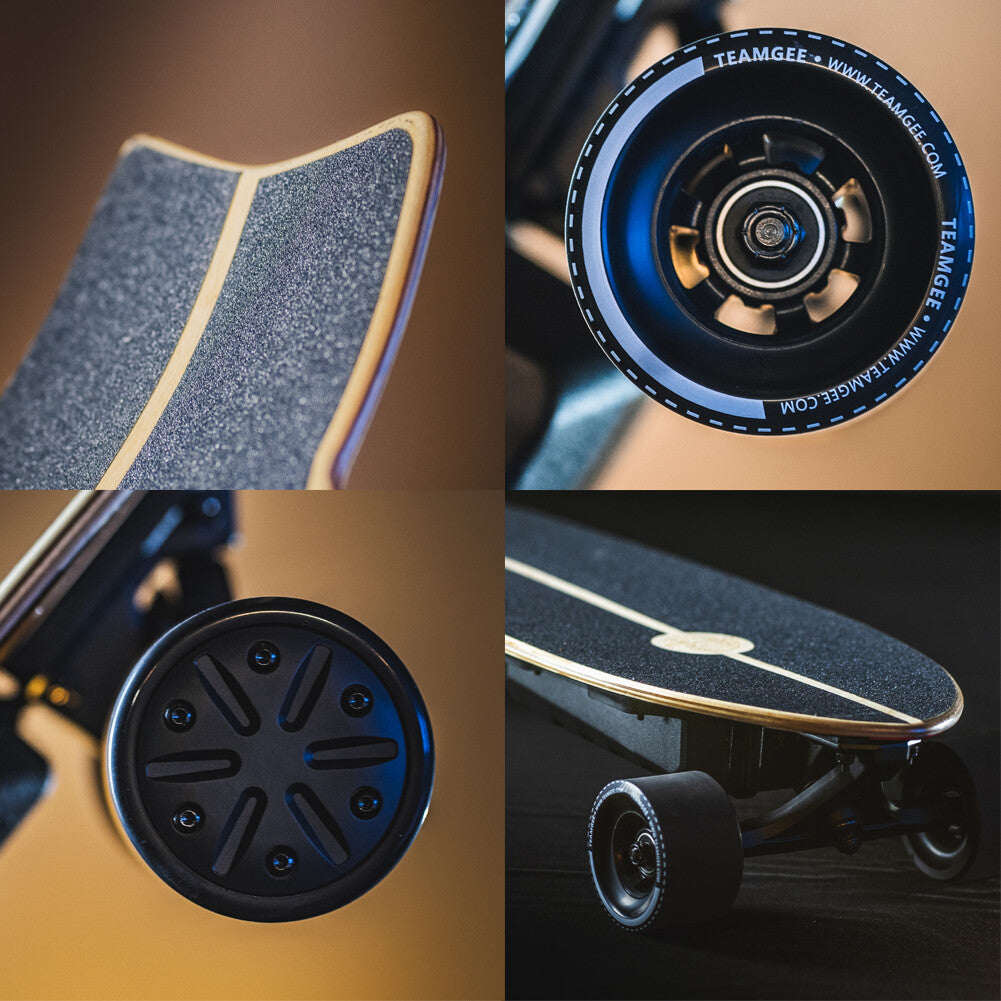 Teamgee H20 Mini Electric Skateboard Longboard intelligente Dual 450w Motor