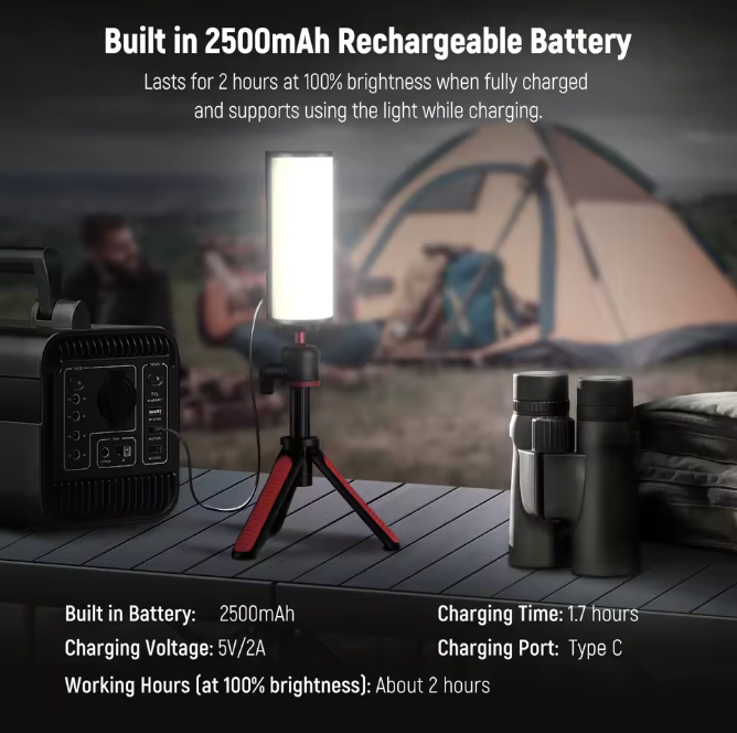 NEEWER Magnetischer Handlichtstab RGB Studiolicht 2500-8500K mit Akku Lichtstab