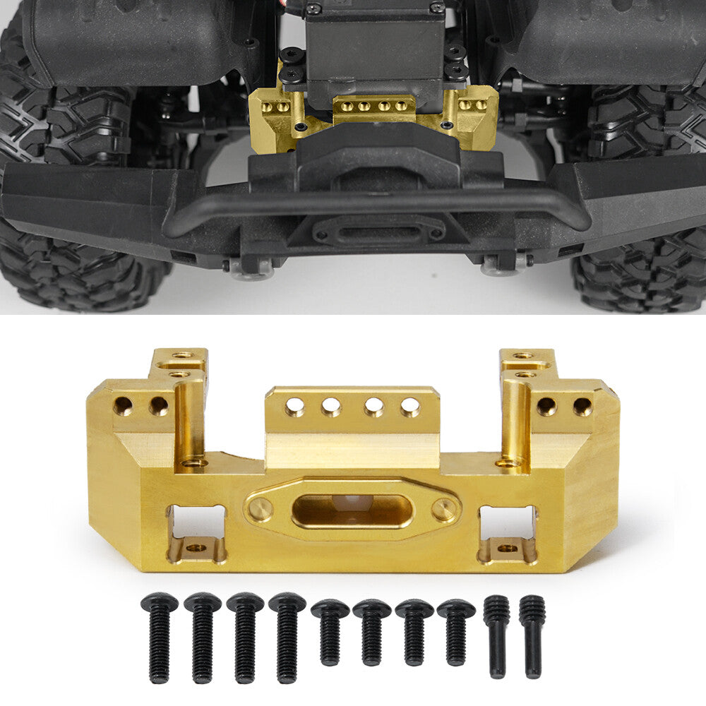 Messing Brass Front Gewicht 118g für Traxxas TRX-4 Crawler 1:10 Servo Halterung