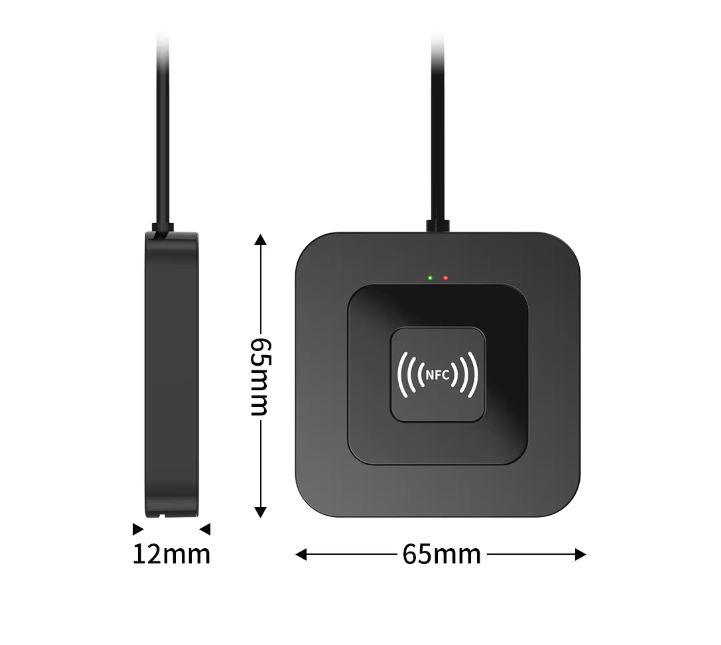 USB 2.0 Chipkarten Leser NFC Chip Kartenleser Lesegerät Smartcard Leser