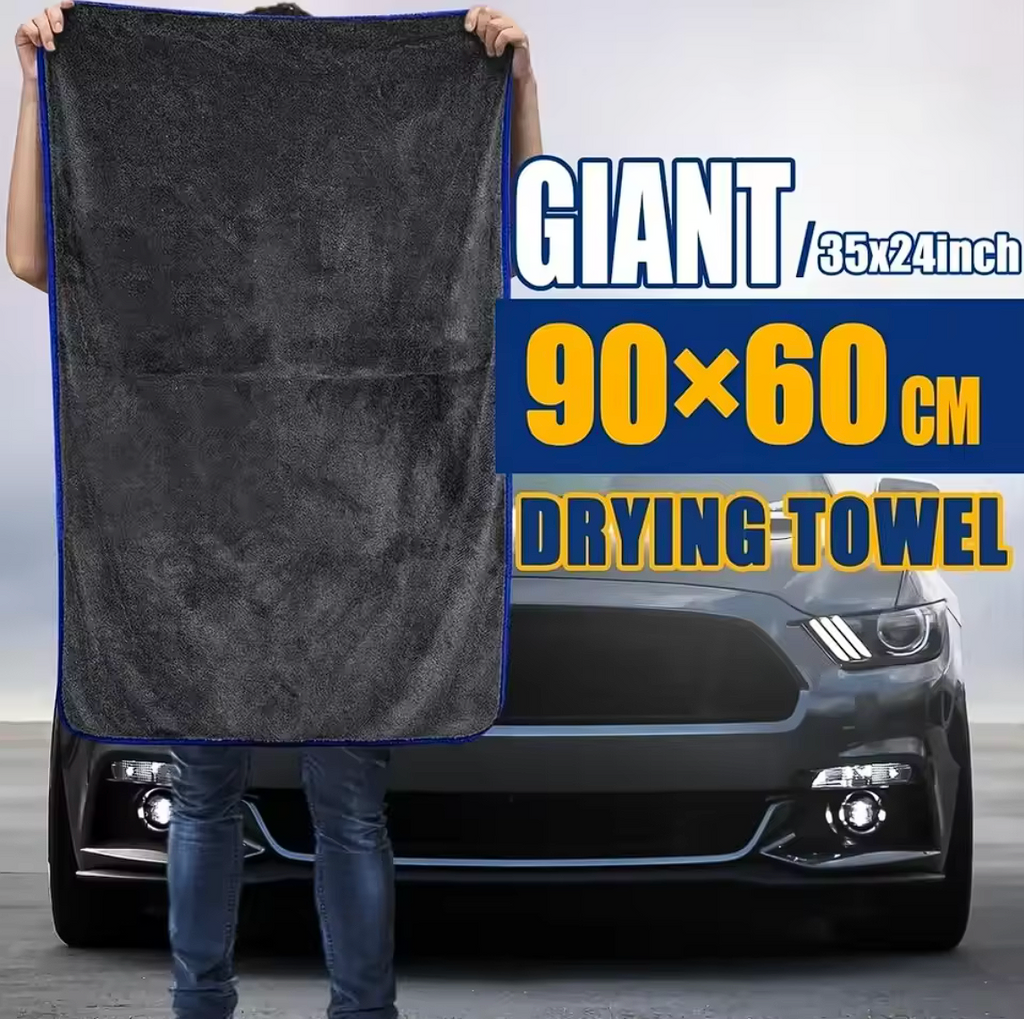 Trockungstuch Mikrofasertuch Auto Trockentuch saugfähig extragroß XXL 90x60cm