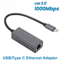 USB-C auf Ethernet Adapter Gigabit LAN Netzwerk-Adapter Typ C auf RJ45 1000Mbps