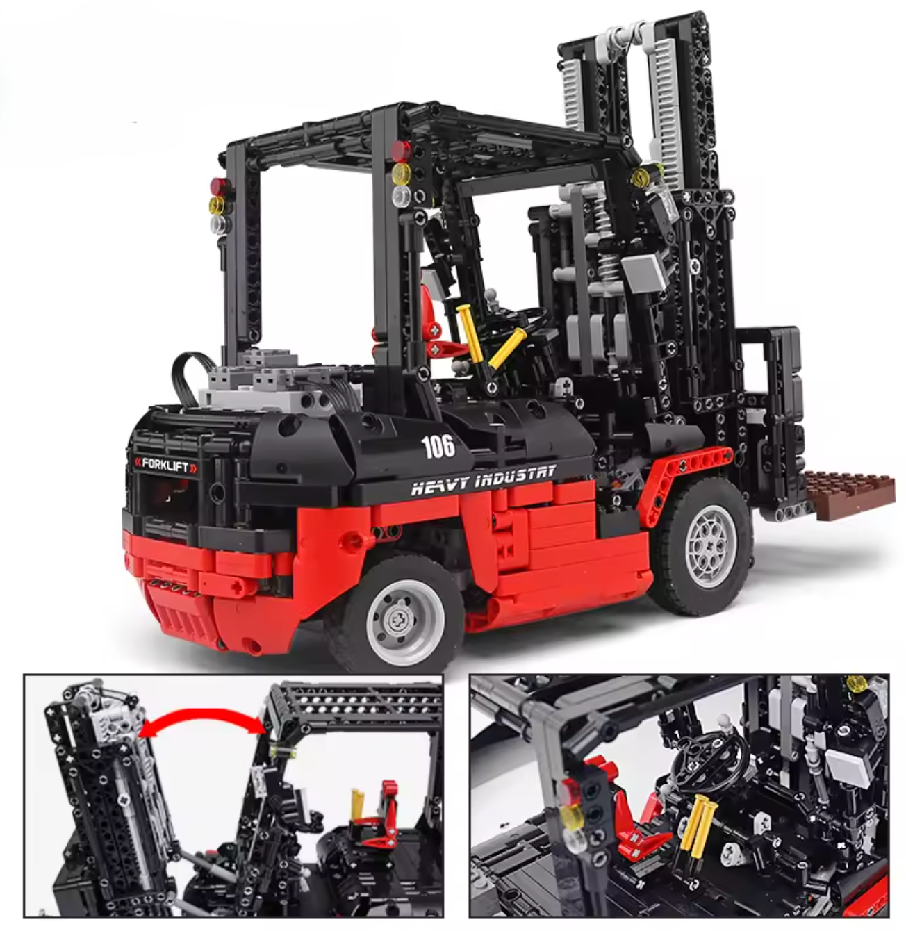 Mould King 13106 Gabelstapler RC Technik Forklift 1749 Teile Neu OVP