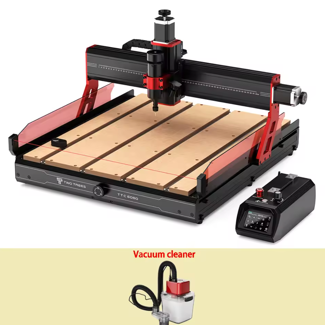 Twotrees TTC6050 CNC Fräse Lasergravurmaschine 3 Achsen 4 Achsen Lasercutter
