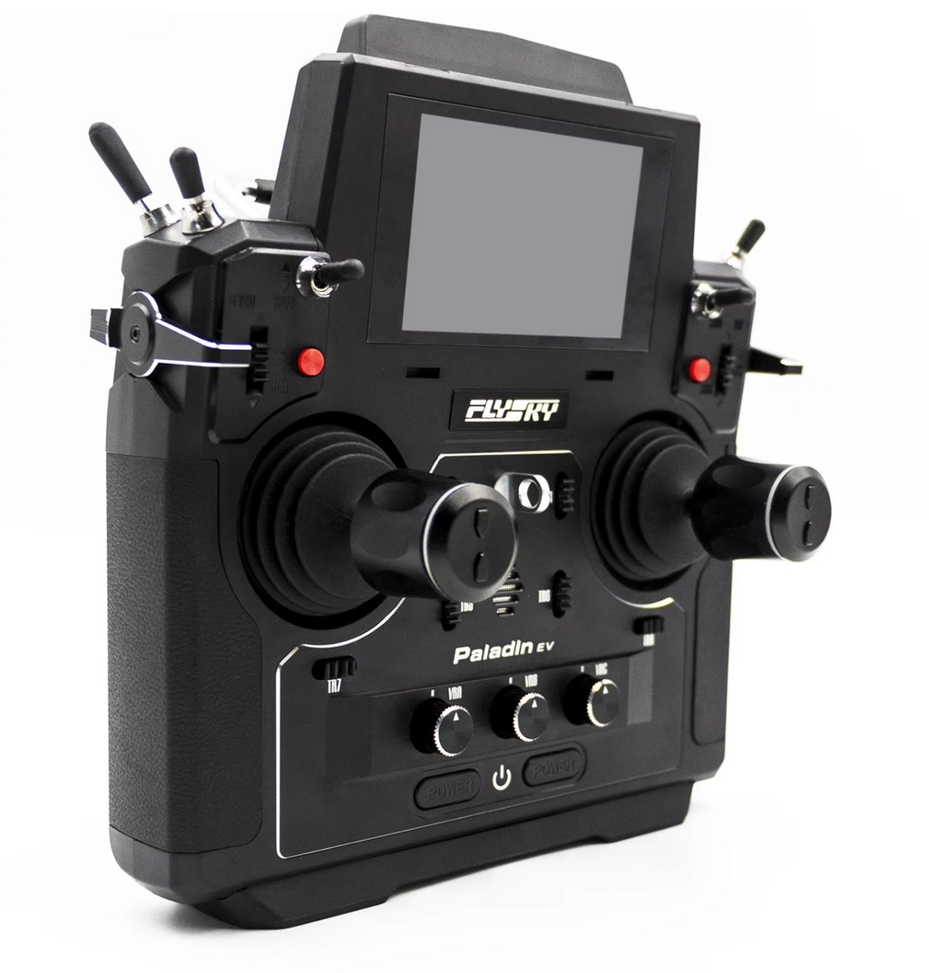 Flysky Paladin EV PL18 18 Kanal Fernbedienung 18CH Sender 4D Hall Effect Gimbal