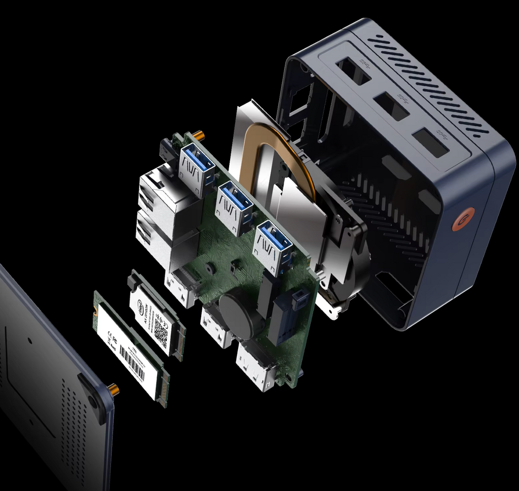 Soyo Mini PC M4 Mini Intel N150 CPU 12GB DDR5 Ram 512GB SSD