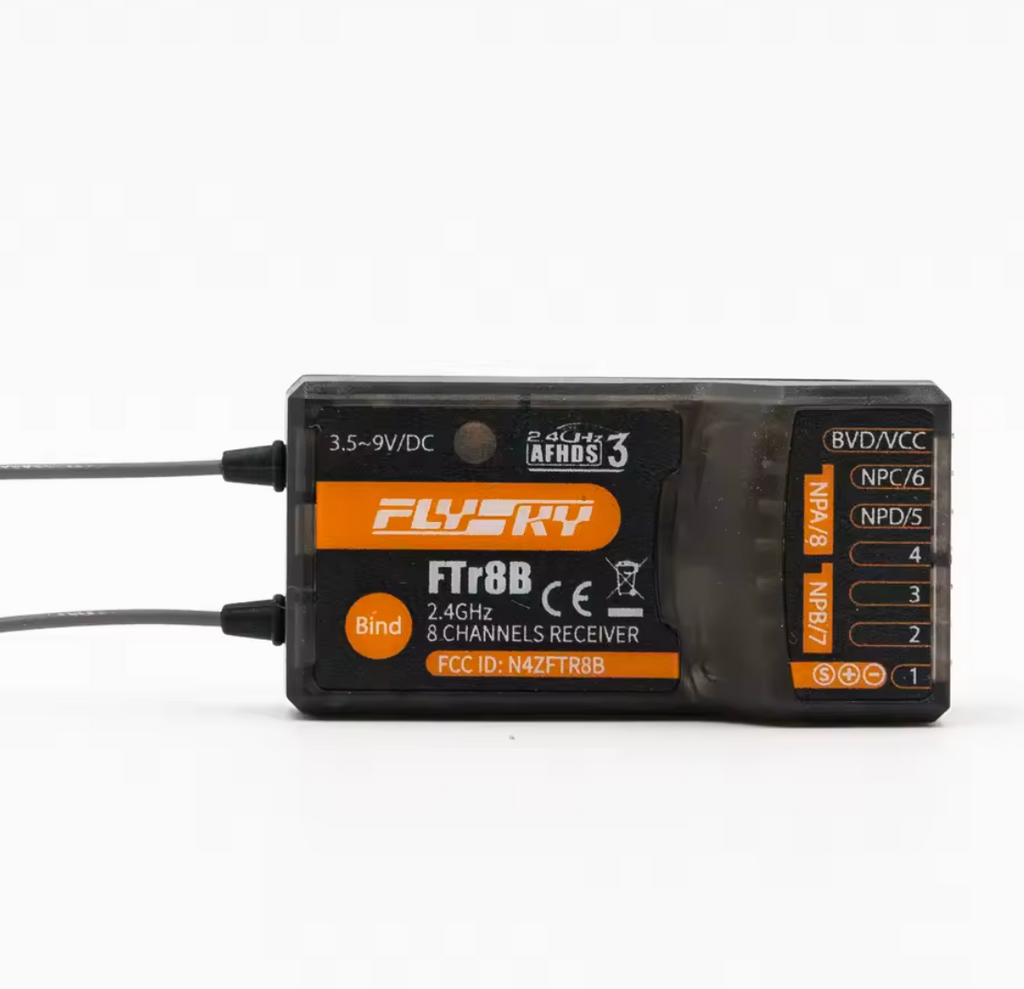 Flysky FTR8B 2.4Ghz 8CH Empfänger 8-Kanal PPM Ausgang mit iBus AFHDS 3 S-Bus