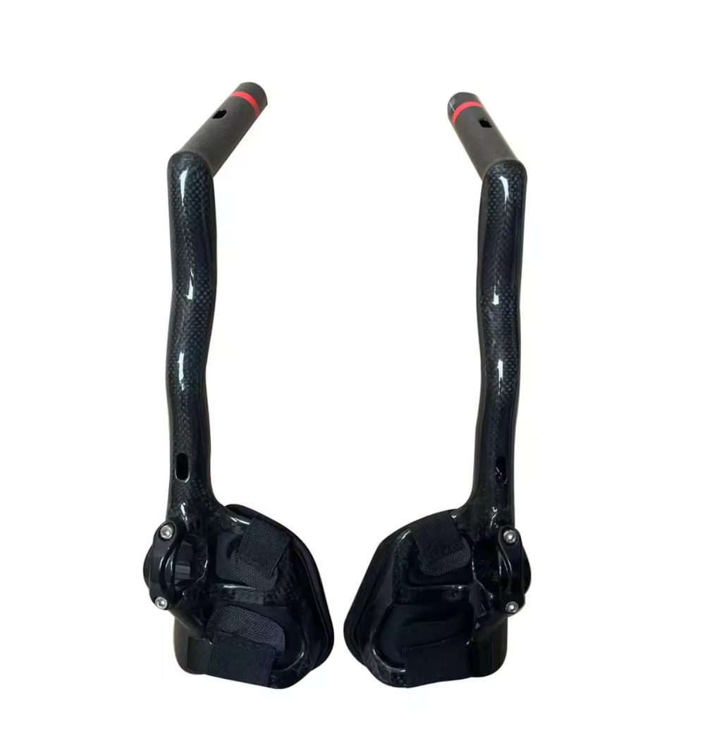 Fahrrad Triathlon Lenkeraufsatz Aerobar Auflieger Armaufleger Carbon Kohlefaser