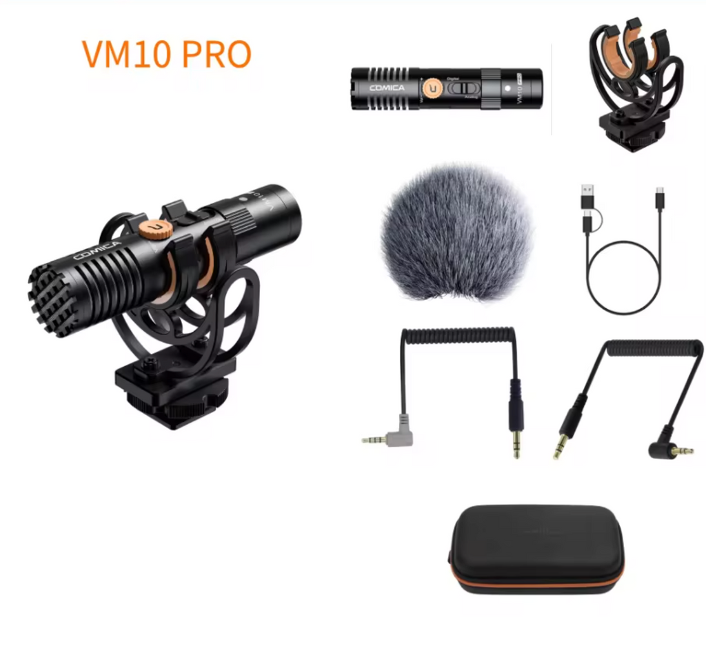 COMICA VM10 PRO Kameramikrofon Kardioid Shotgun Microphone Richtrohrmikrofon