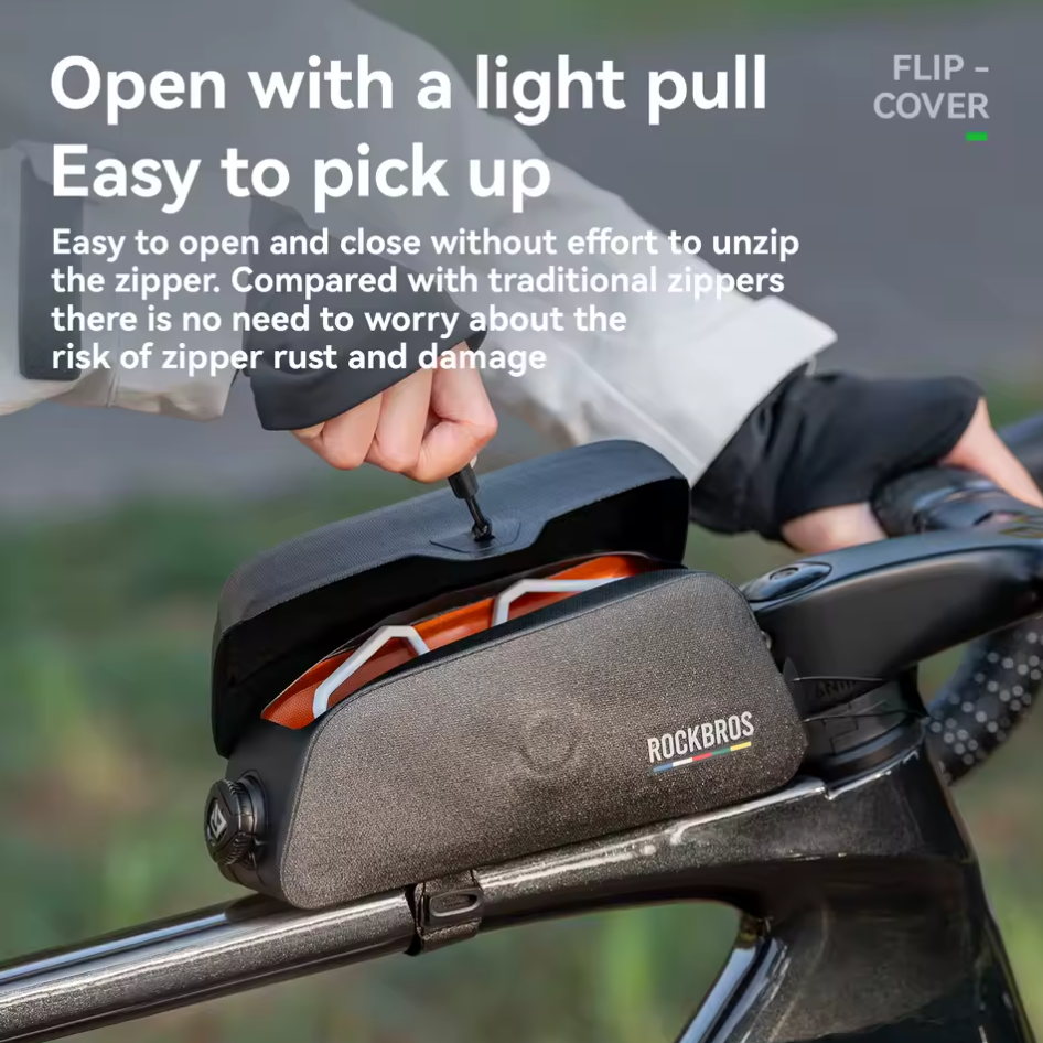 Rockbros Fahrrad Oberrohrtasche Wasserdicht MTB Gravelbike Rennrad Fahrradtasche